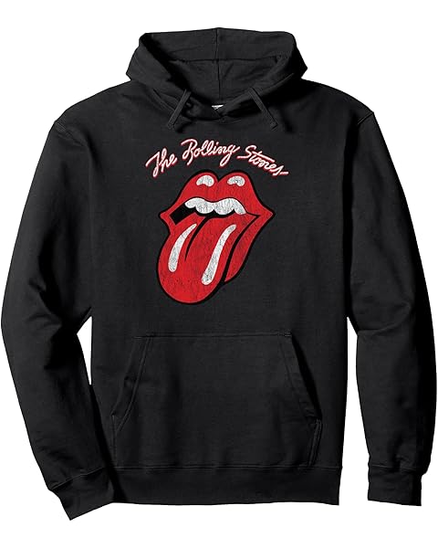 The Rolling Stones Script Tongue Logo Pullover Hoodie