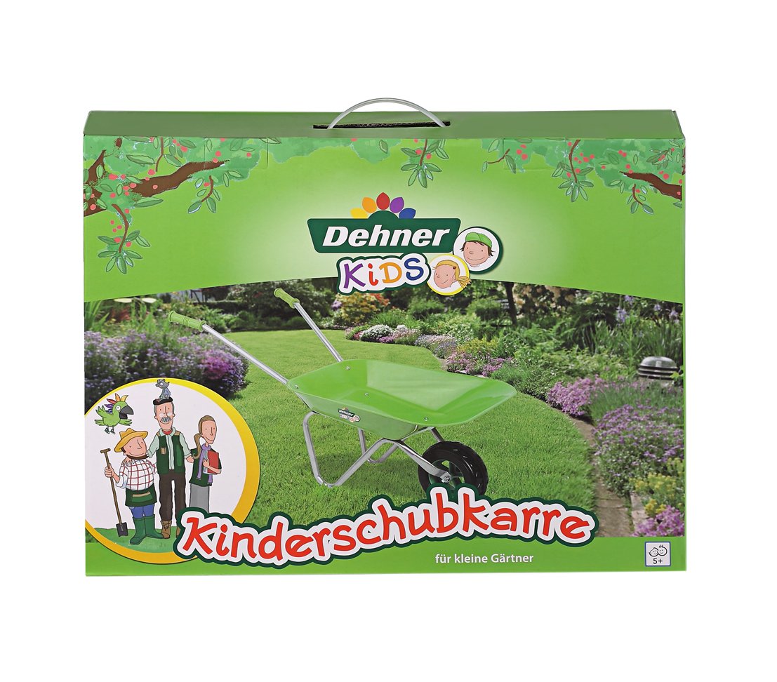 Dehner Grünlinge Brouette pour Enfants, Verte
