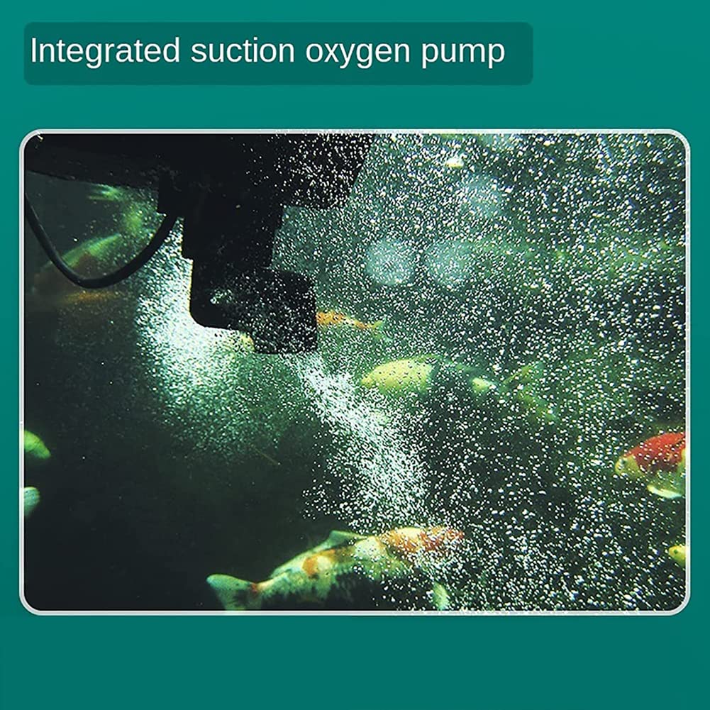 Skimmer Galleggiante per Stagno, Robot Skimmer per Piscina, Pulitore Automatico per Piscina, Aspirapolvere per Stagno, Rete per Skimmer per Foglie per Piscina per Laghetto per Pesci, 270 ft