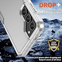 Vista 3 de SPIDERCASE Funda diseñada para Samsung Galaxy S23, [protección contra caídas de grado militar de 10 pies], paquete de 2