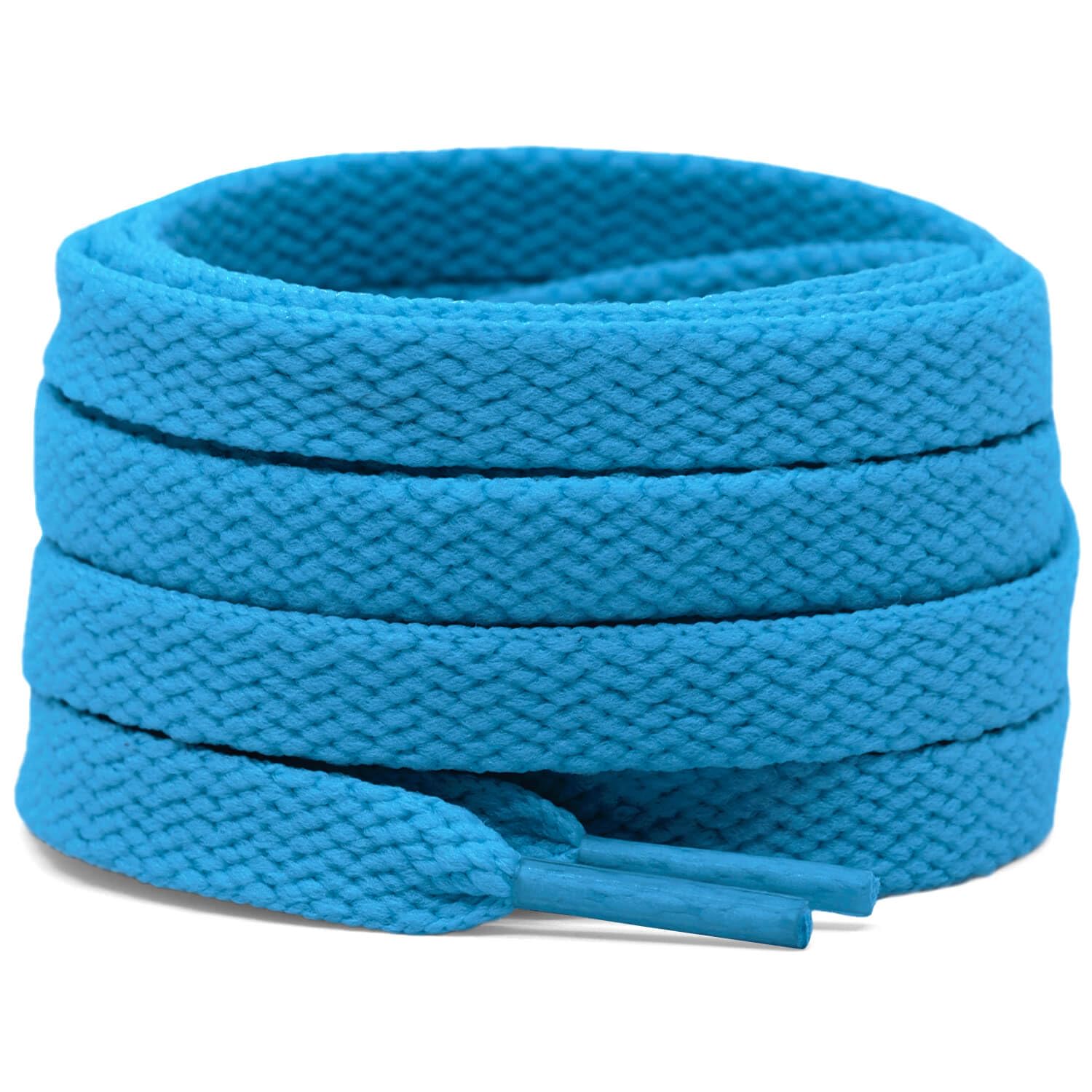 DELELE 2 Pair Flat Shoe laces 5/16" Wide Shoelaces for Athletic Running Sneakers Shoes Boot Strings