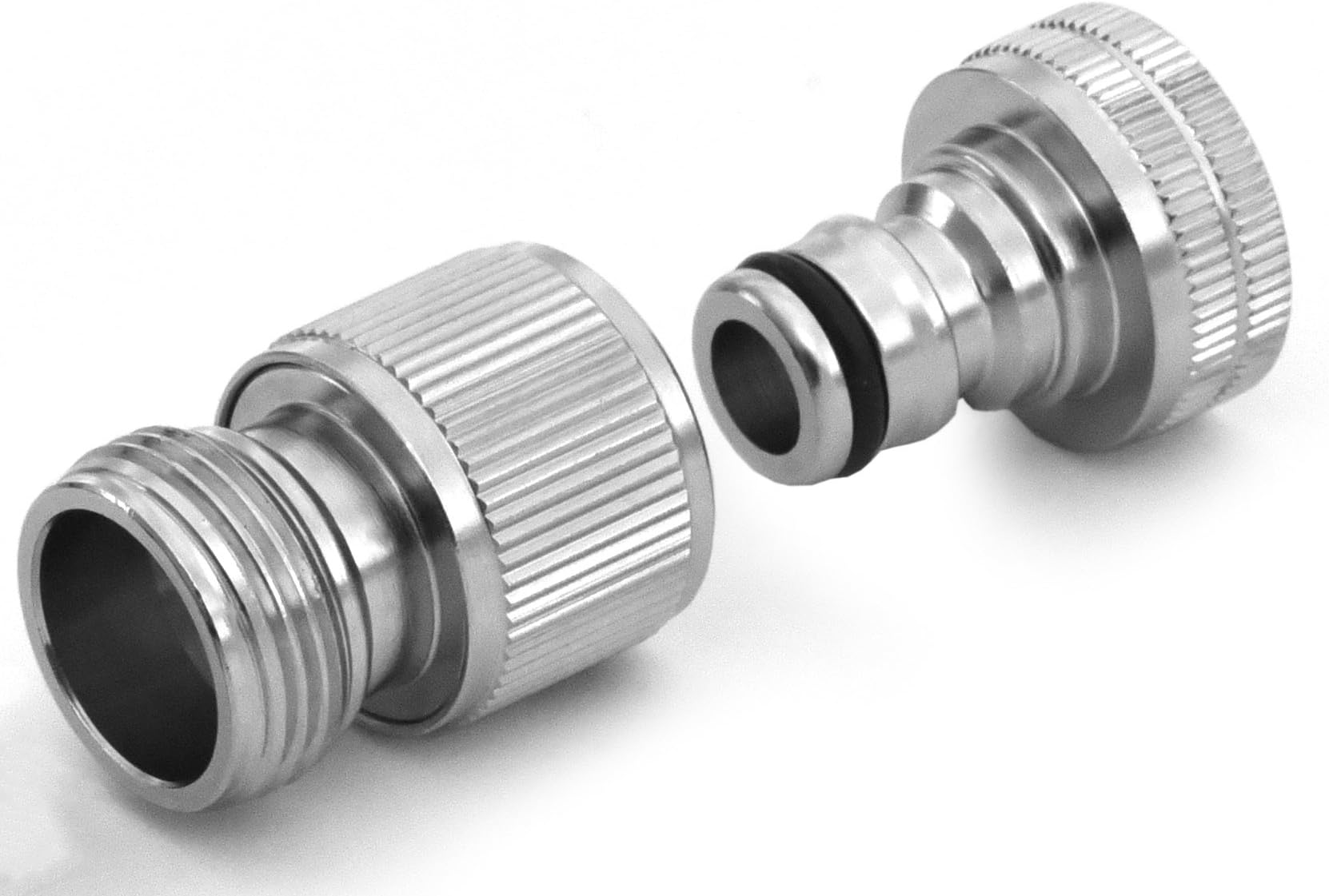 Zephyr Quick Connects Faucet - Hose Combo (Silver)