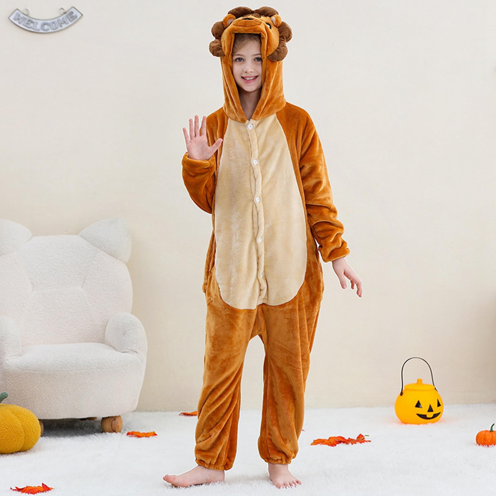 Tuta da Neve per Neonato Cappotto Invernale Tuta Calda con Cappuccio per Neonato Ragazza Pigiama per Animali Costume per Bambini
