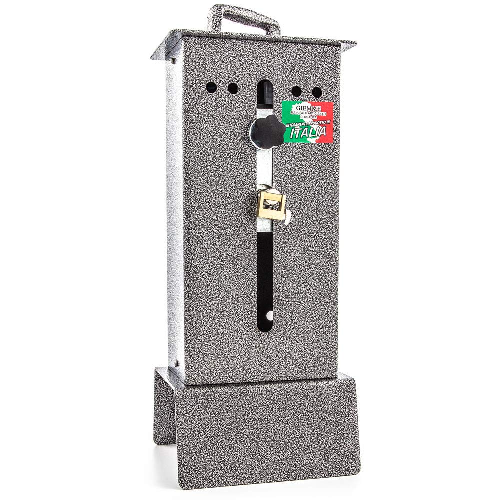 GIEMME Girarrosto da Camino o Barbecue C Registrabile, 5 W, Portata max 6 kg, 1 Spiedo 70 cm, 2 fermacarne inox