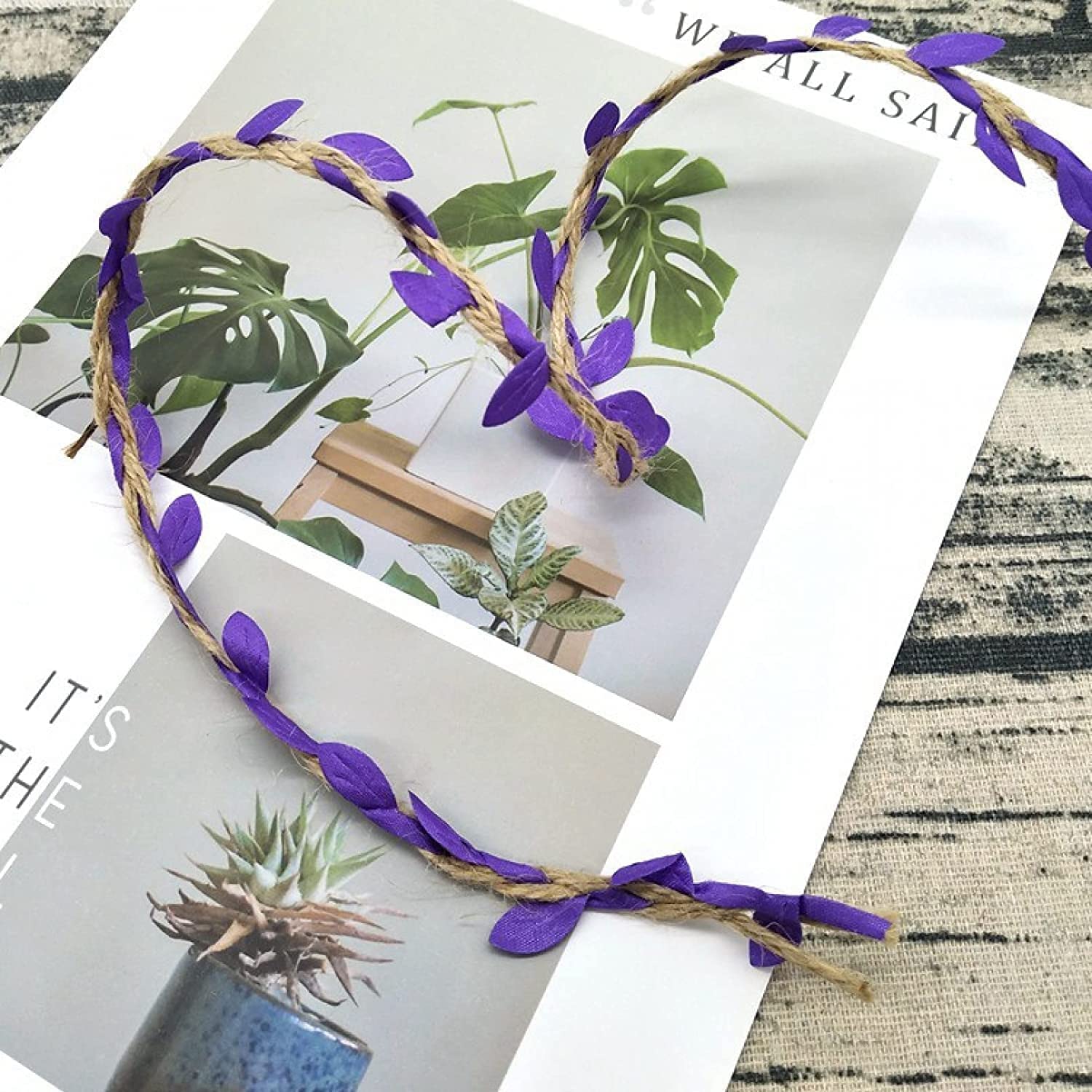 100 Cm/Lot Fiori Artificiali Vite Edera Rattan Ghirlanda Foglia Verde per La Casa Decorazioni di Nozze Accessori da Sposa Falso Floristica