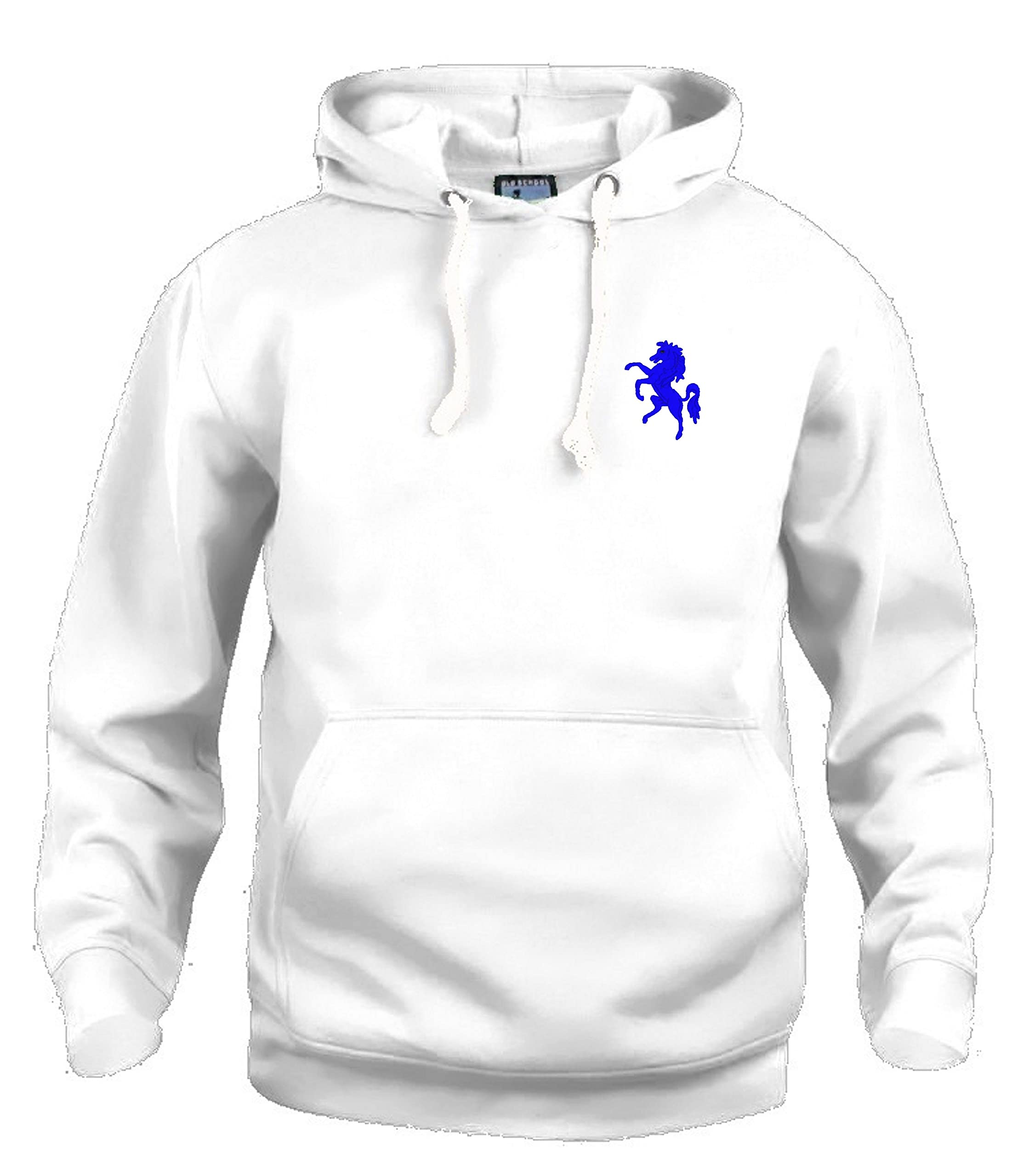 Old School Football Unisex White Gillingham 1977-1980 Retro Football Hoodie Embroidered Logo
