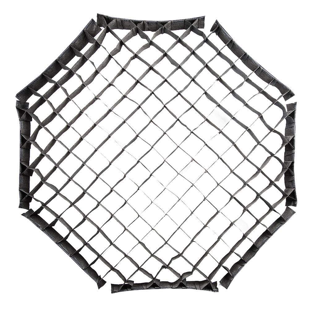 Boîte à lumière octogonale en maille nid d'abeille 90/65/55 cm compatible avec Triopo Oubao Neewer Octabox (65 cm)