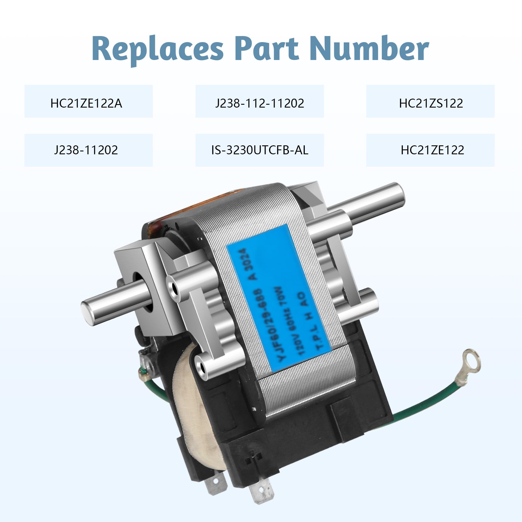 ClimaTek Furnace Draft Inducer Motor - Replaces Carrier/Bryant/Payne HC21ZE126A, 326628-762