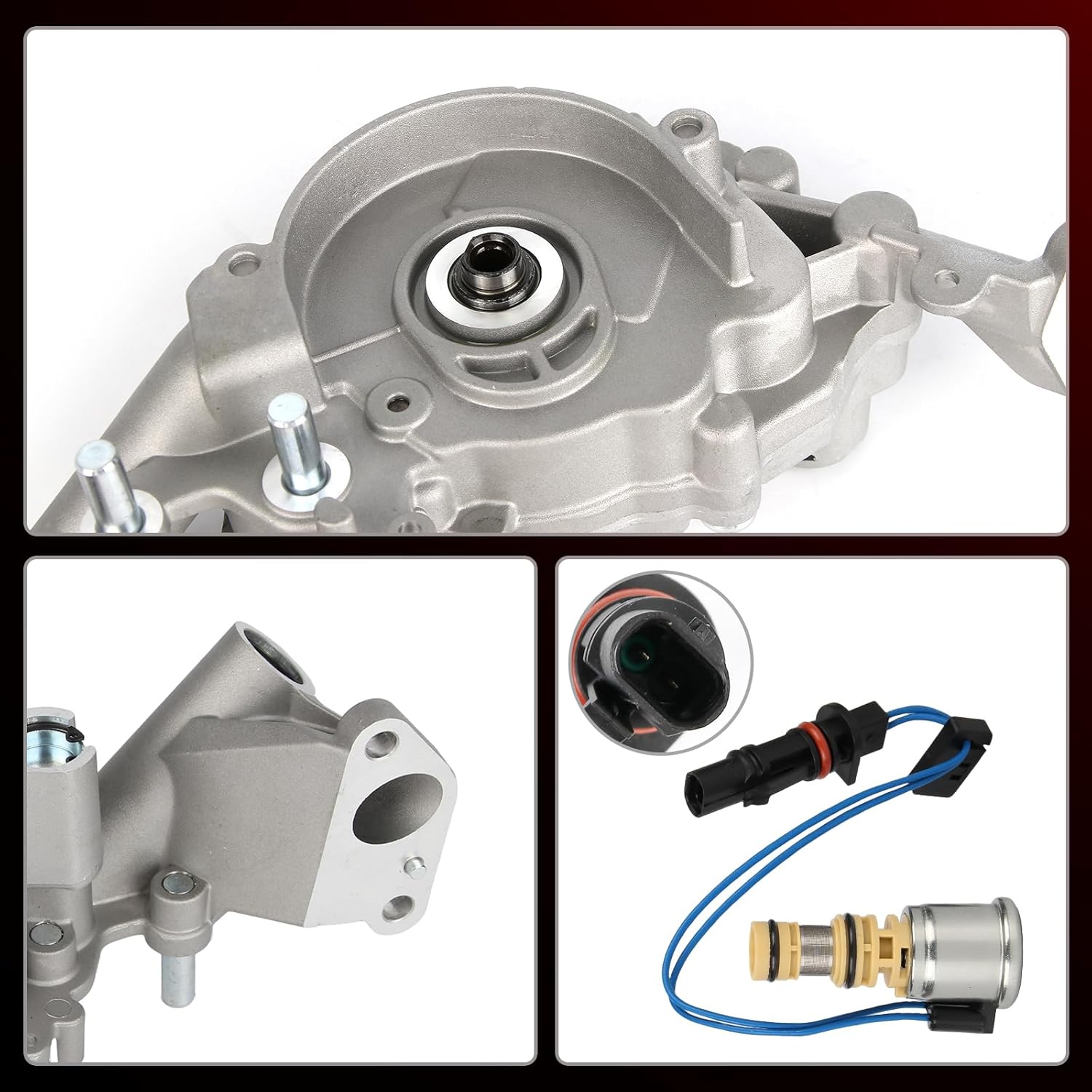 68252670AA Oil Pump with 926-235 Solenoid Valve Compatible with Chrysler 200 300 Town Country Avenger Challenger Charger Durango Caravan Journey Cherokee Wrangler RAM 1500 3.2L 3.6L 2011-2020