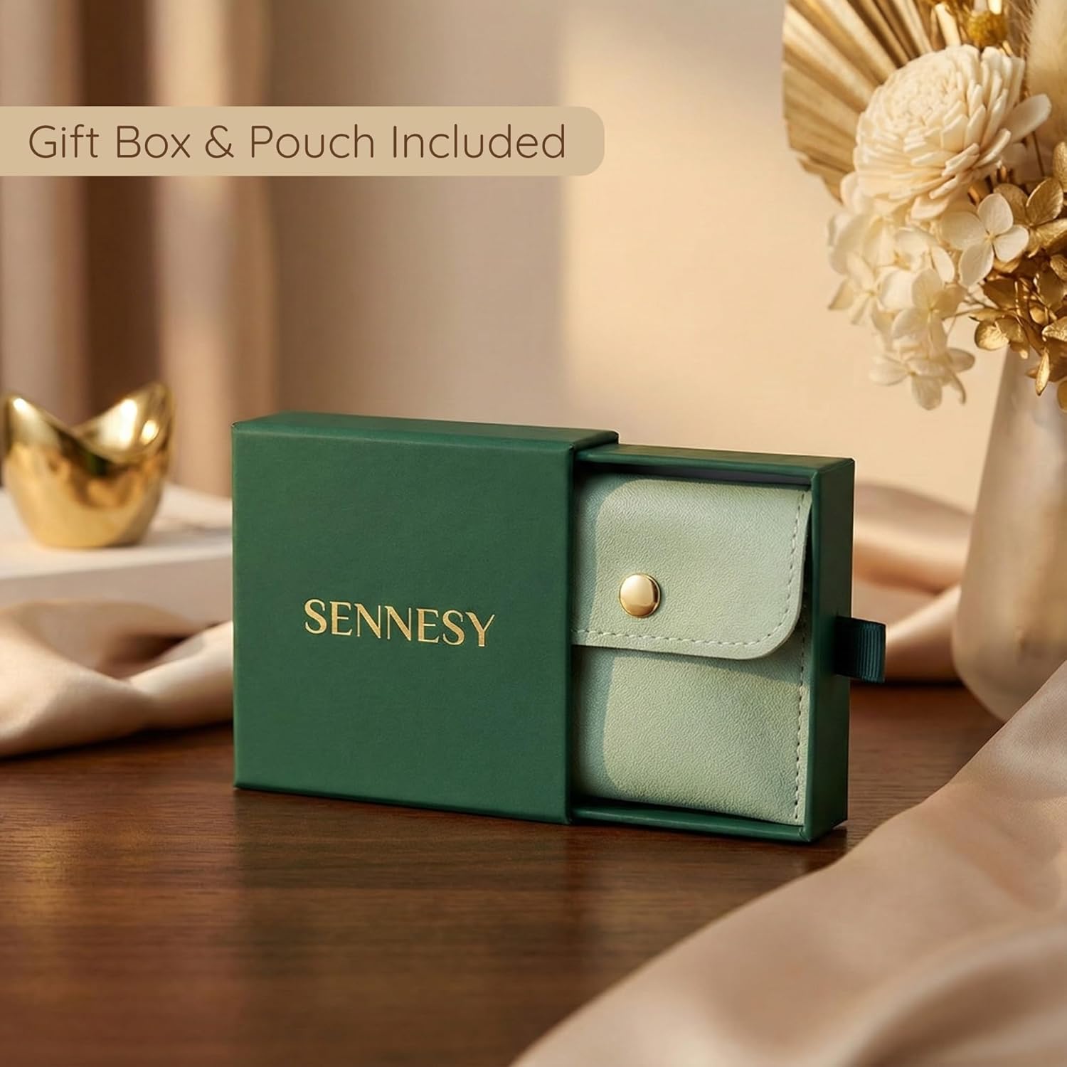 Comfortable Gold Clip-On Earrings for Women – Adjustable, Non-Pierced Ears, Pain-Free Wear - Image 7