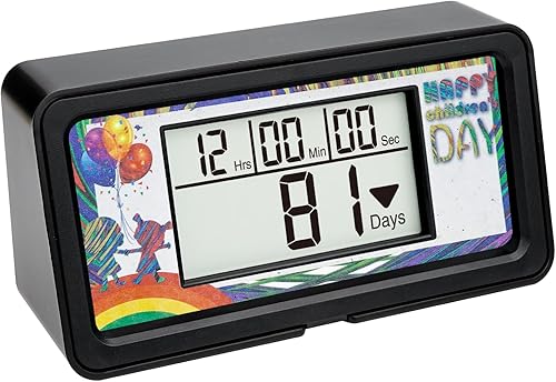 Miniatura 2 de Runleader Temporizador de eventos de 9999 días con luz de fondo, recordatorio de zumbador y batería reemplazable para cumpleaños, día del niño,