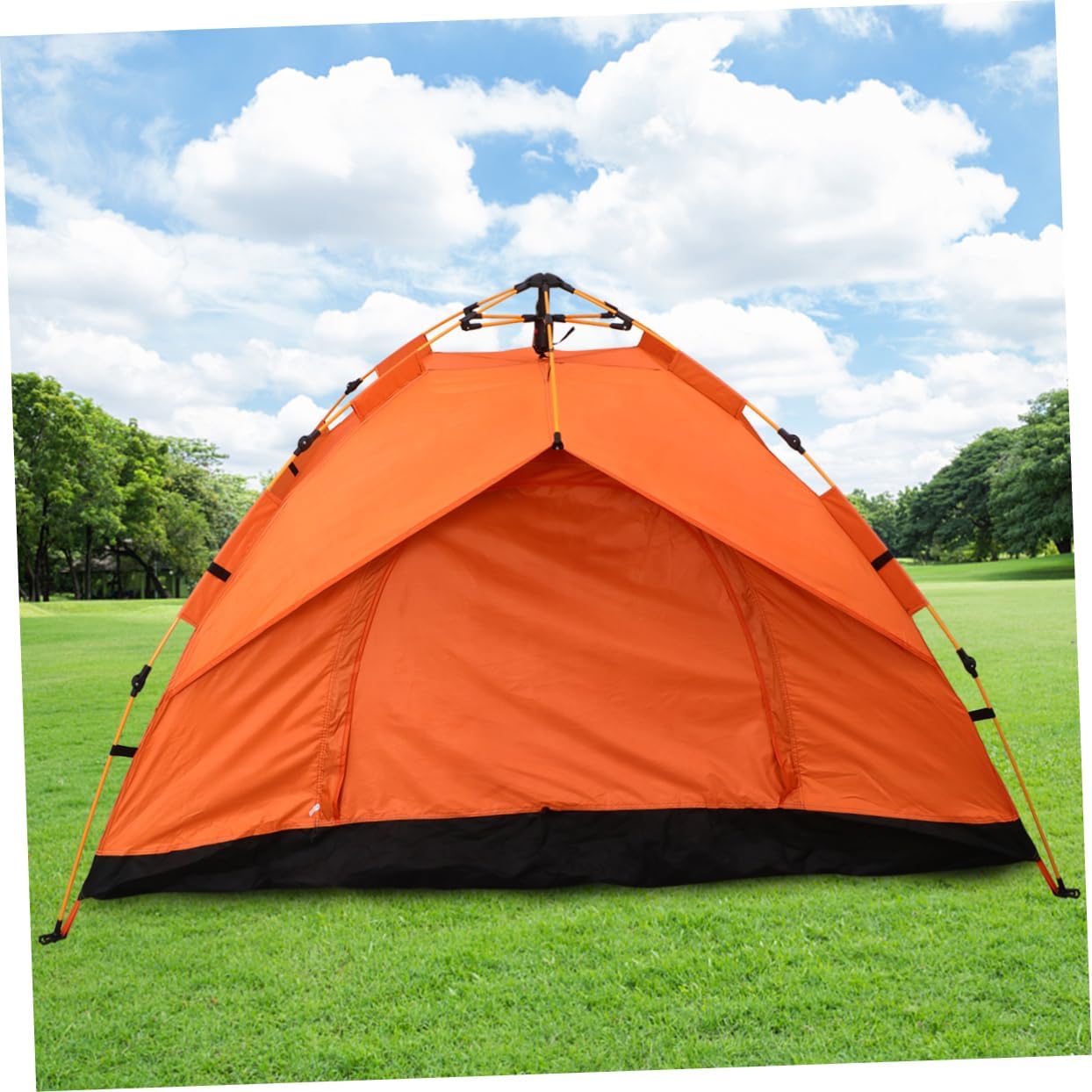 Fully Automatic Outdoor Camping Tent Quick-Opening Oxford Cloth Travel Tent for Easy Setup for Backpacking and Family Camping Adventures