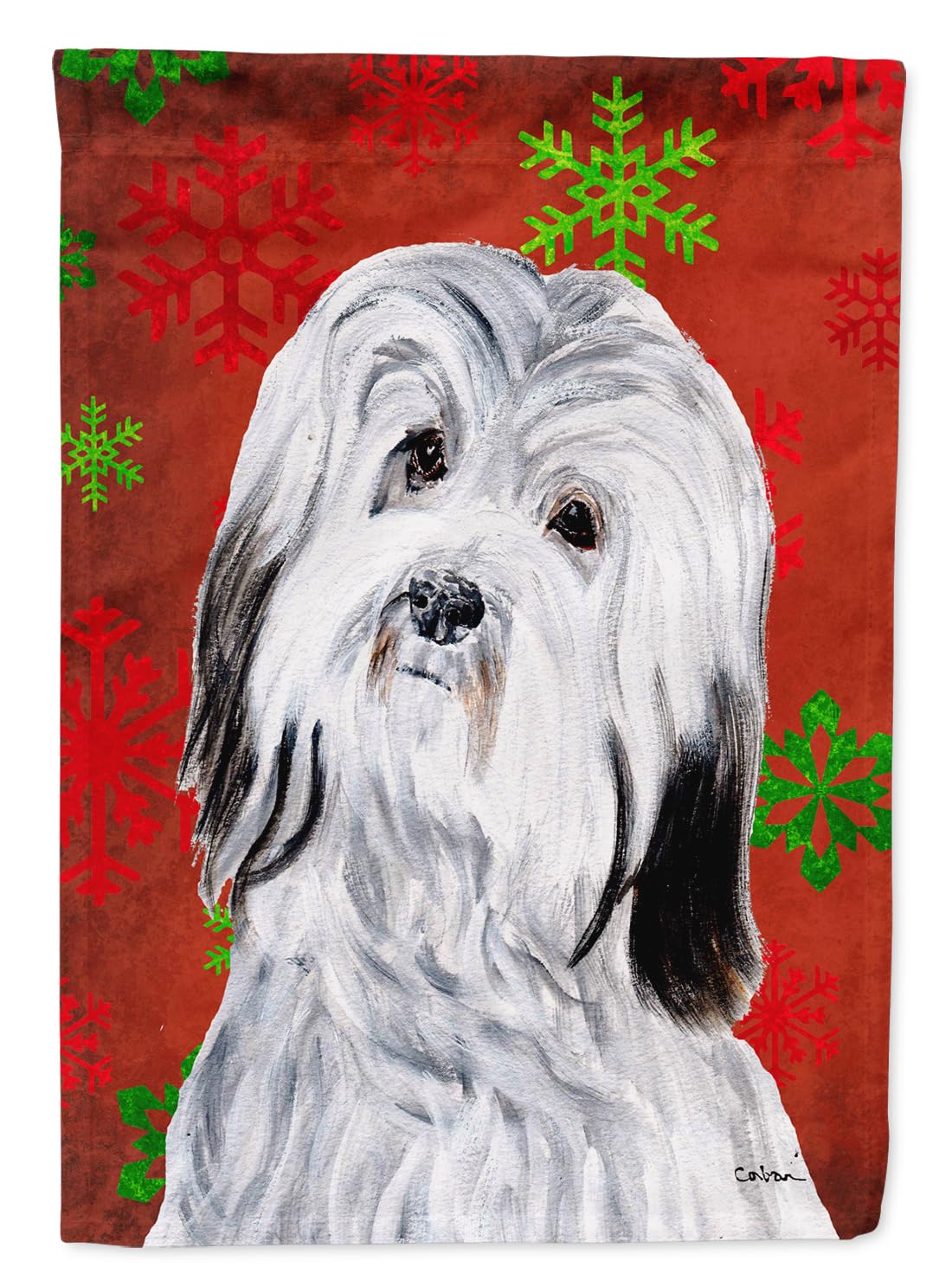 Drapeau de jardin Bichon Havanais cadeau idéal pour les passionnés de chiens à Noël