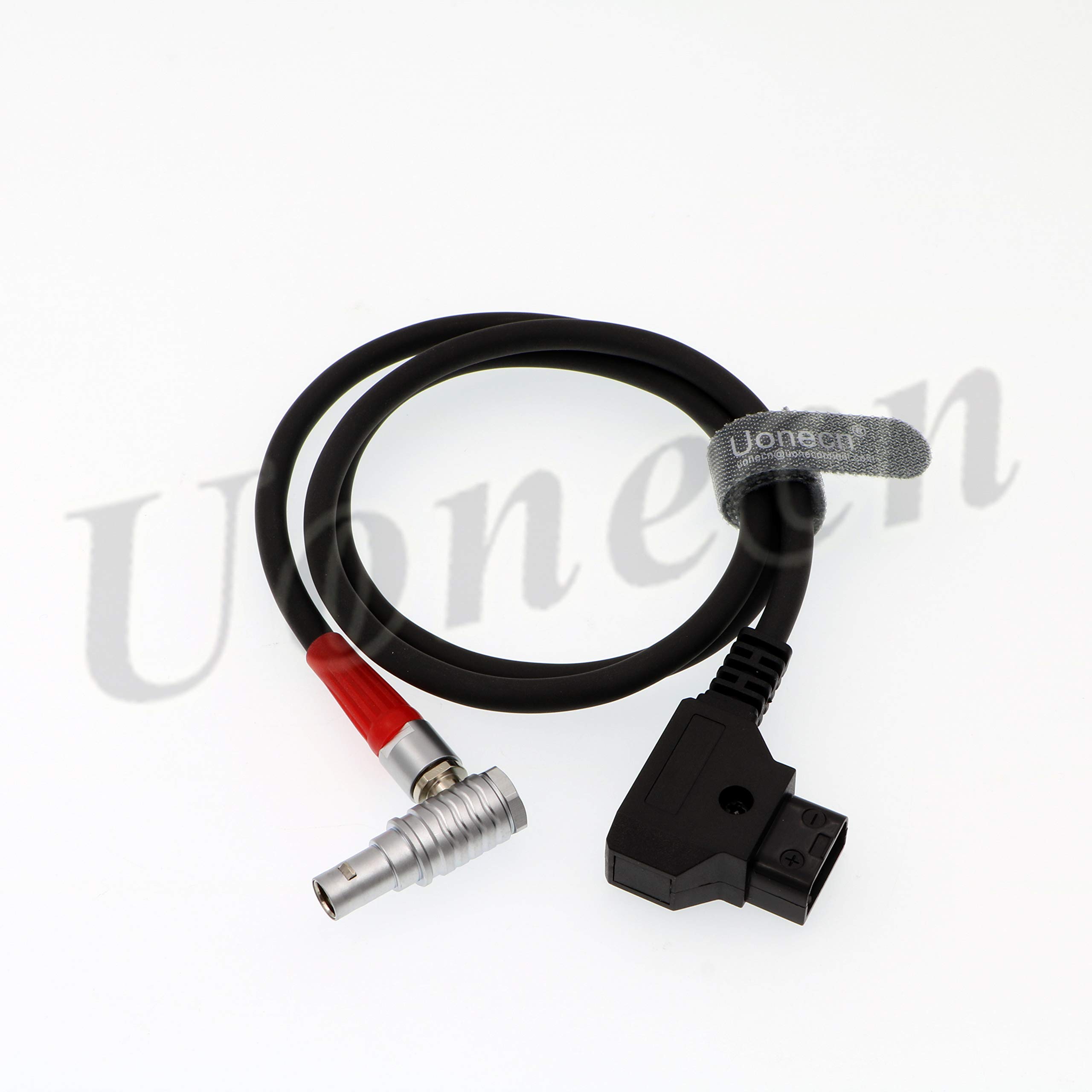 Uonecn Anton Bauer Power Cable for Zacuto Gratical Eye Viewfinder D-Tap to Right Angle 2 Pin Male Rotate 180 Degree 28''