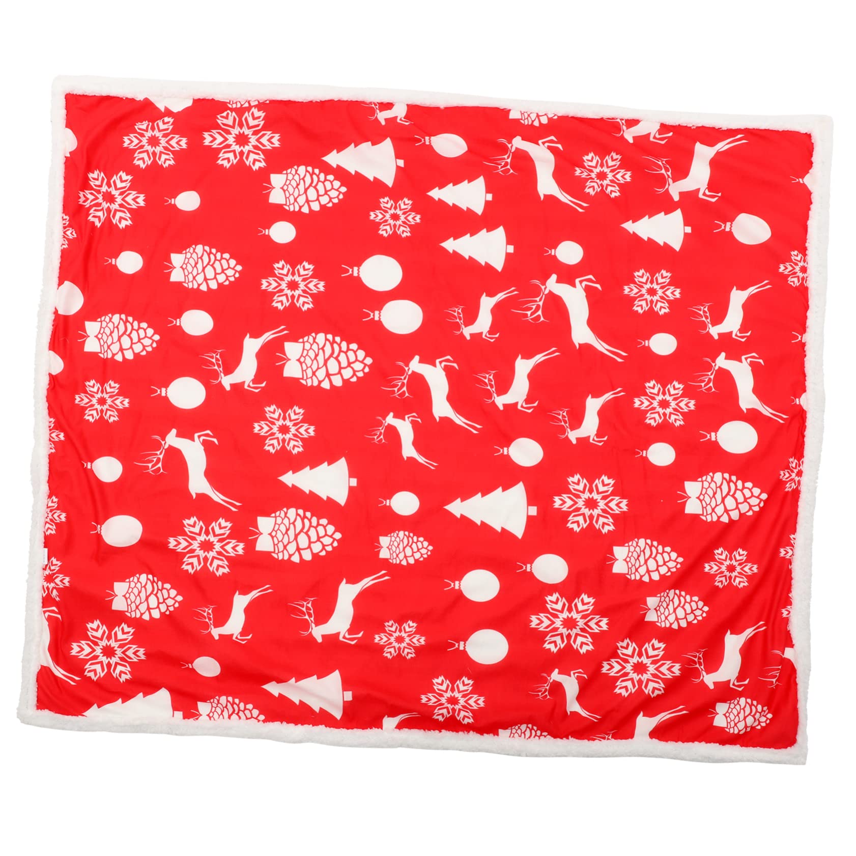 Couverture douce et chaude jeté de Noël imprimé 3D velours plaid