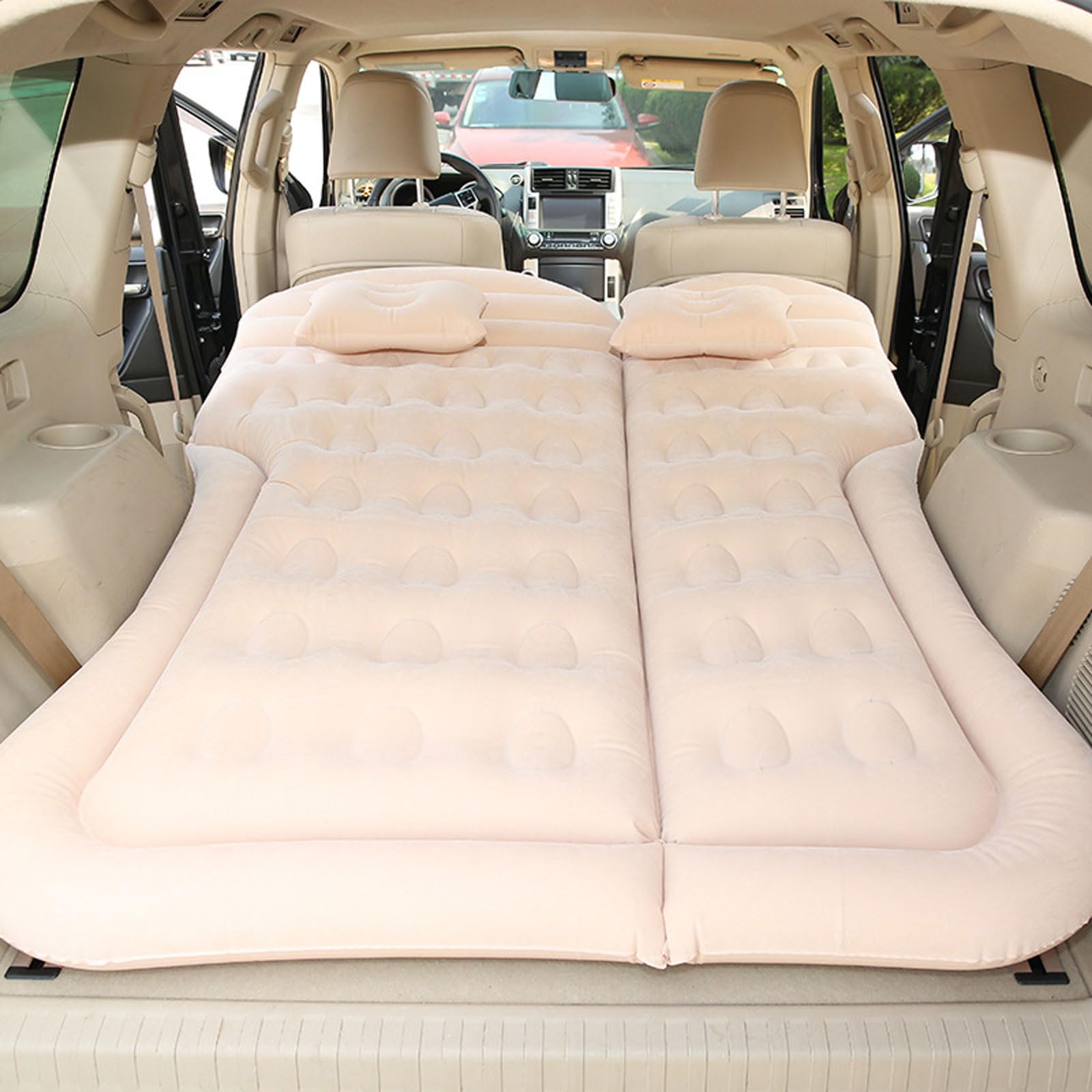 Materassi Ad Aria per Volvo V90 Cross Country 2016-2020 2021 2022 2023 2024 2025, Letto Gonfiabile Portatile con Pompa Ad Aria, per Campeggio/Viaggio/attività All'aperto,B