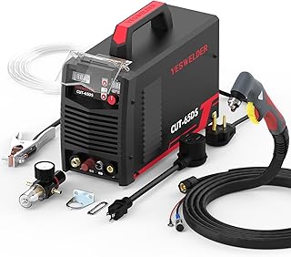 YESWELDER Plasma Cutter 65 Amp Non High Frequency Non-Touch Pilot Arc Digital DC Inverter 110/220V Dual Voltage Blowback Plasma Cutting Machine CUT-65DS