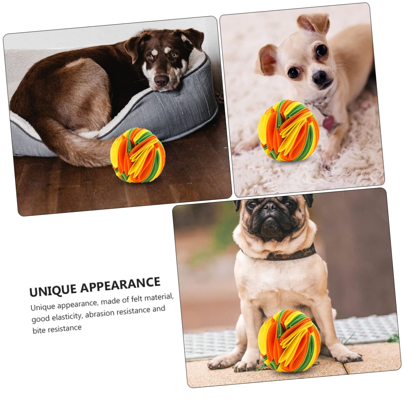Toddmomy 2piezas Juguete Masticable para Perros Bola De Alimentación Interactiva para Mascotas Juguete De Teething para Cachorros Estimula El Olfato y Previene El Aburrimiento Material