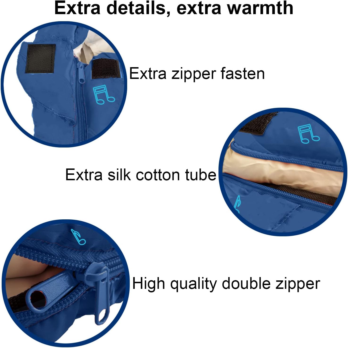 Adjustable Length Mummy Style Kids Sleeping Bag with Pillow Sleeve, 4 Season 32 – 59F, Lightweight and Backpacking Style, Ideal for Camping, Sleepover, Boys, Girls, Youth and Toddlers - Image 5