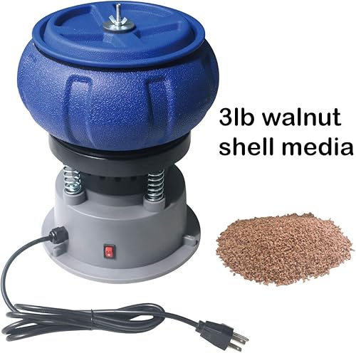 Miniatura 2 de Leegol Electric Máquina pulidora vibratoria del cuenco del vaso de 5LB - Pulido de pequeñas piezas de metal
