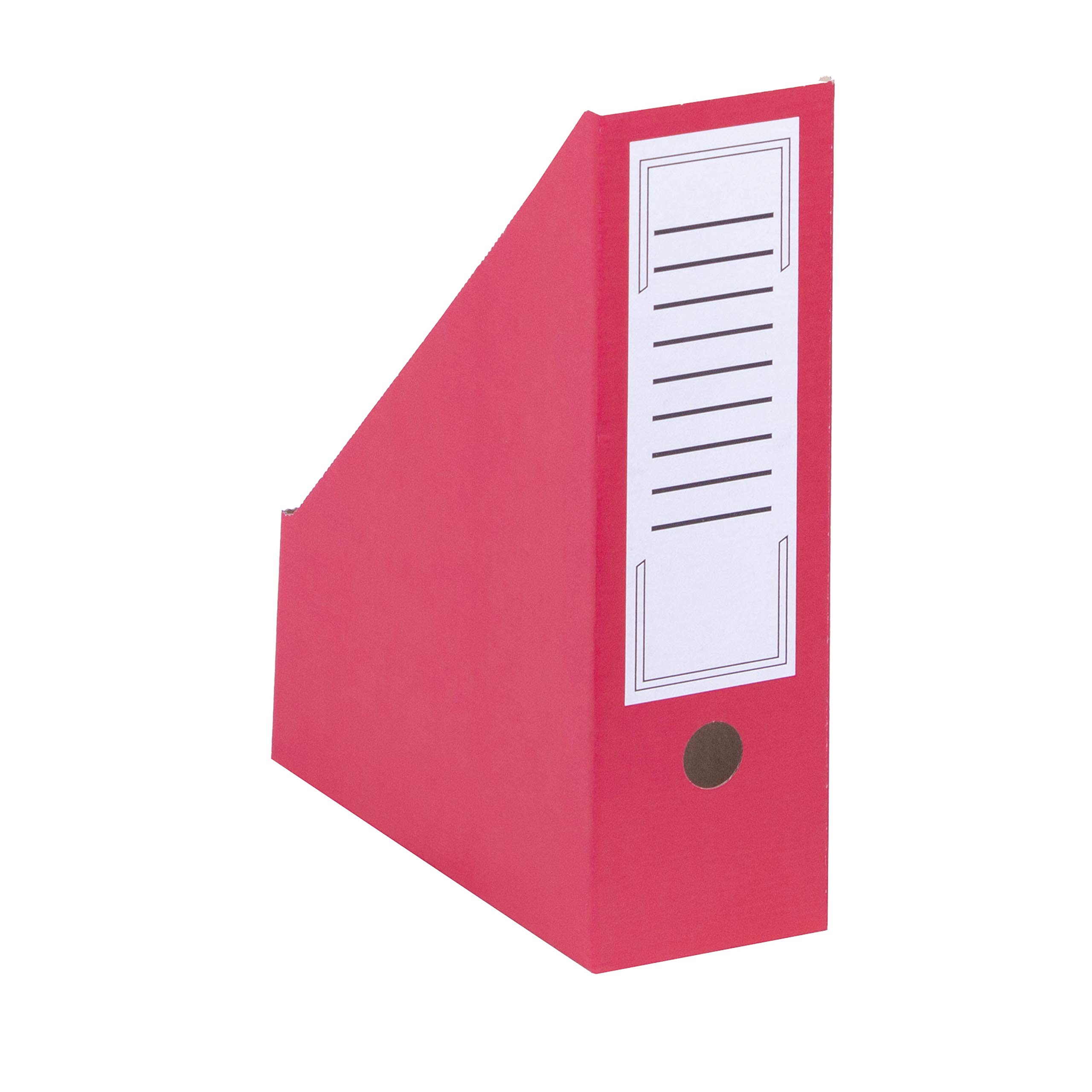 Archiv-Stehsammler Zeitschriftensammler Archivbox Rot Karton 257 x 97 x 317 mm Breit - 20 Stück