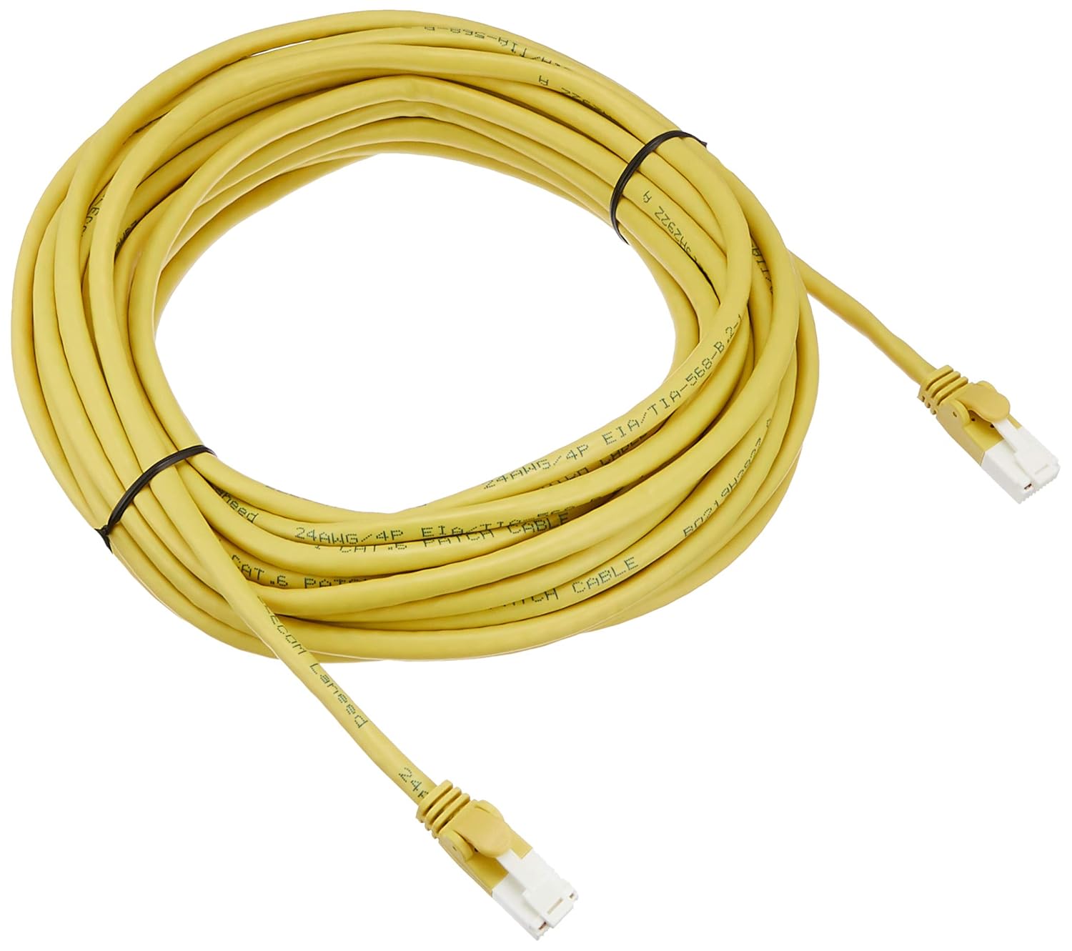 Elecom LD-GPT/Y10/RS CAT6 LAN Cable, 32.8 ft (10 m), Connector Has Unbreakable Tab, Simple Packaging, RoHS Compliant, Yellow