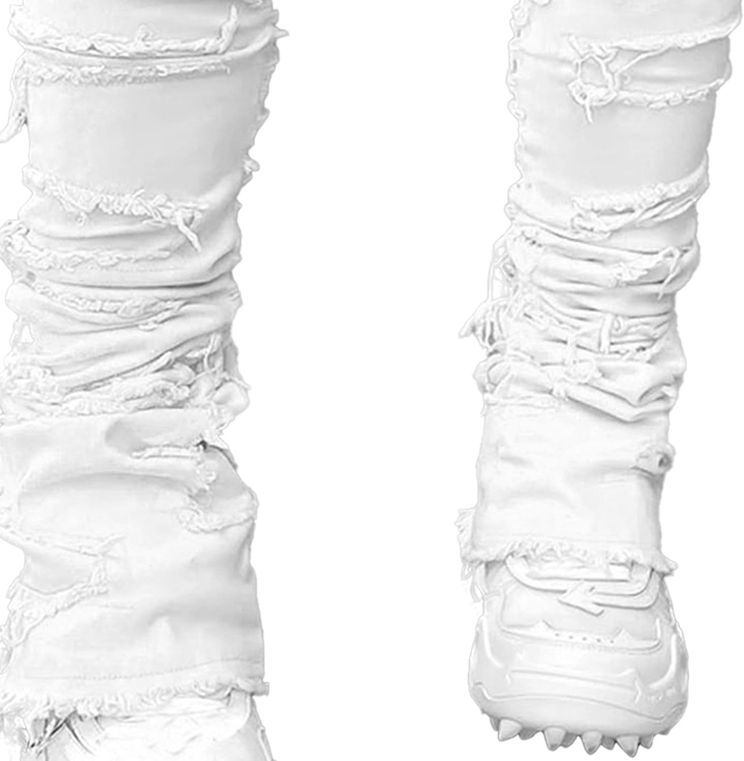 Maiyifu-GJ Men's Ripped Distressed Biker Jeans Slim Fit Straight Leg Denim Pants Fashion Stretch Skinny Jeans for Men