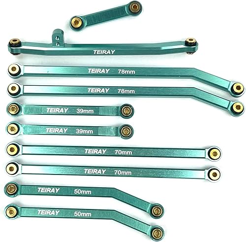 Miniatura 3 de SCX24 Links actualiza la barra de dirección de automóvil RC Crawler de alta liquidación para SCX24 Gladiator 124 RC Crawler Car Axial AXI00005 10