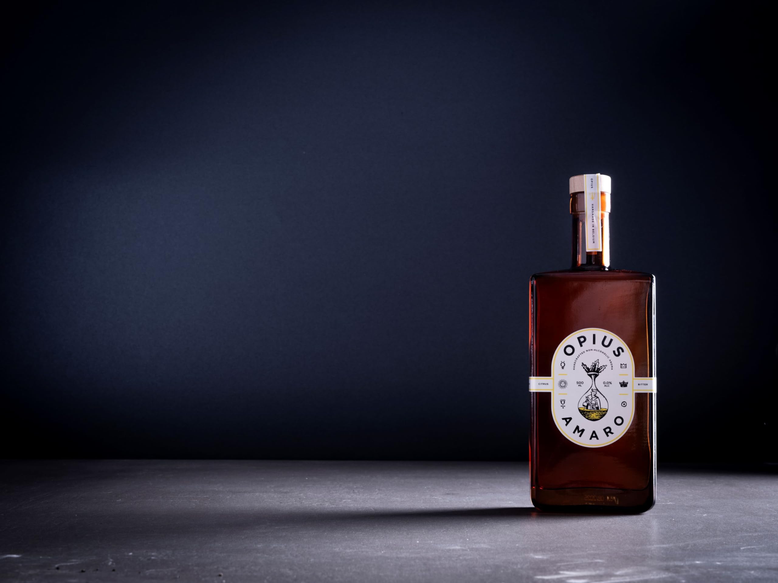 Opius Amaro Alkoholfreies Elixier 50 cl Kräutermischung Zitrus Wermutnoten Cocktails
