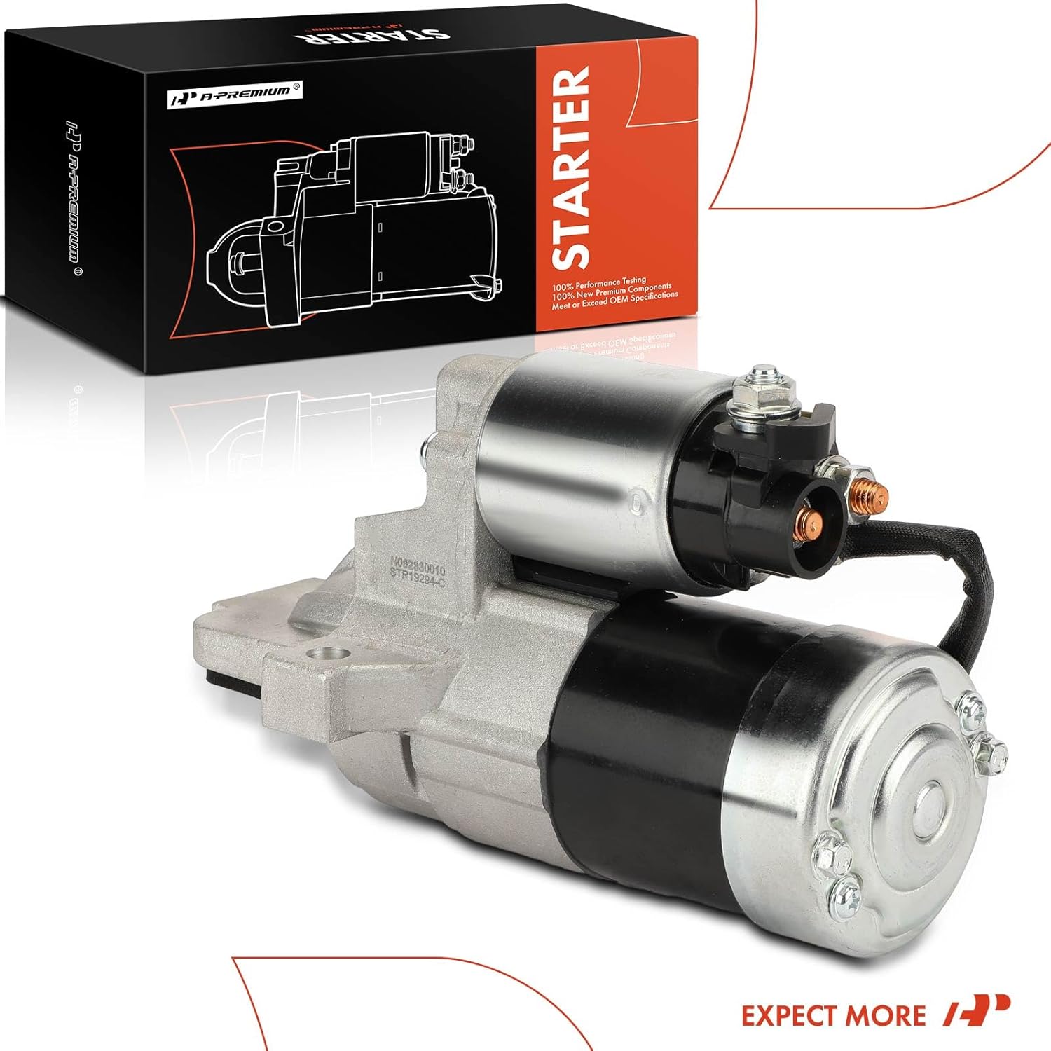 A-Premium Starter Motor Compatible with Mazda 3 2013 2.3L 2.5L, 3 Sport 2013 2.5L, 5 2013-2015 2.5L, 12V 1.4KW 11-Teeth Clockwise