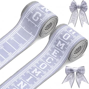 Waydress 2 Rolls Homecoming Mum Ribbon Supplies, 2.5" x 13 Yard