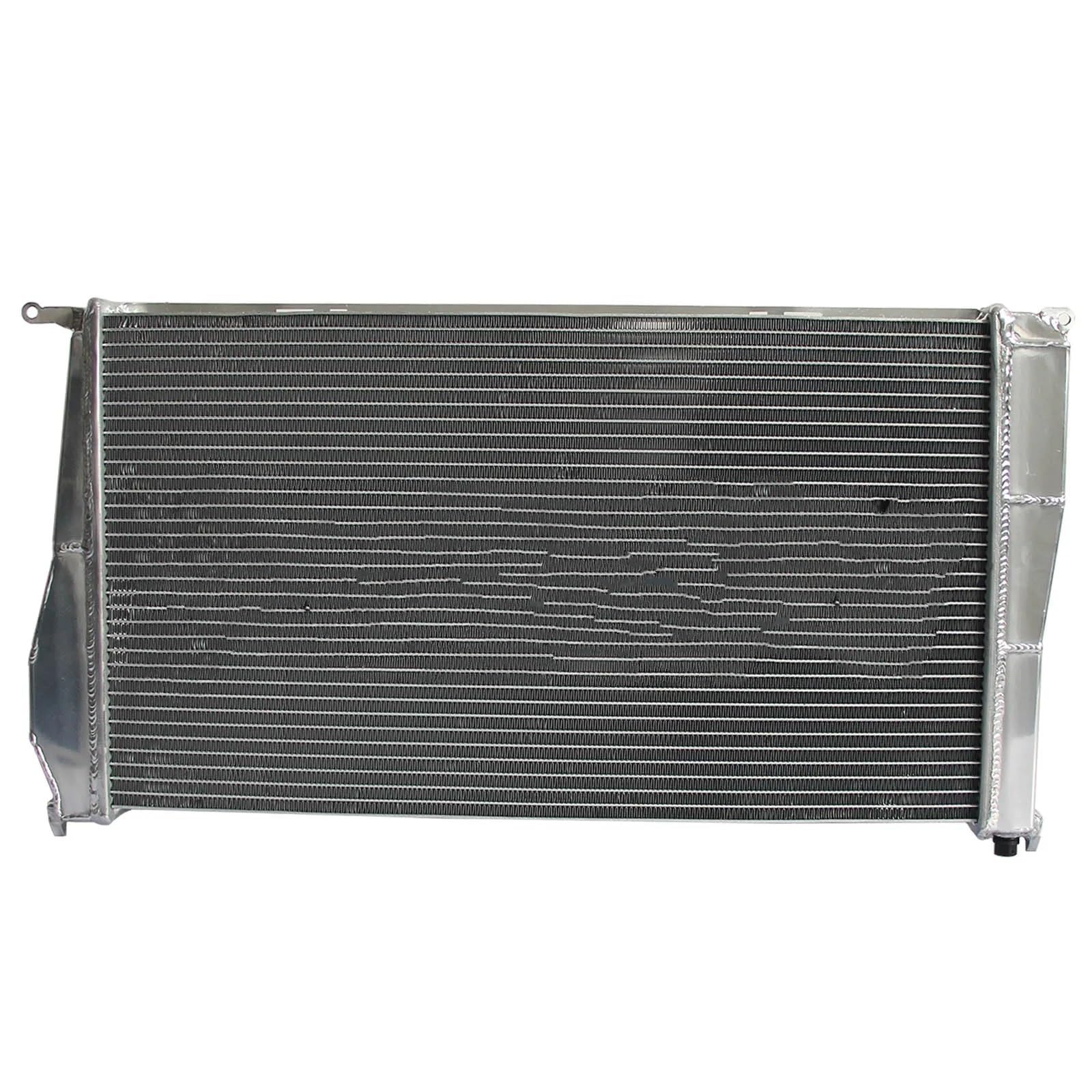 Radiador con tapa Radiador de aluminio para BMW 135i, 335i, 335is, 335xi, X1, E84, 3.0L, L6, 2007-2016, transmisión automática AT, 2 filas Tapón de Drenaje