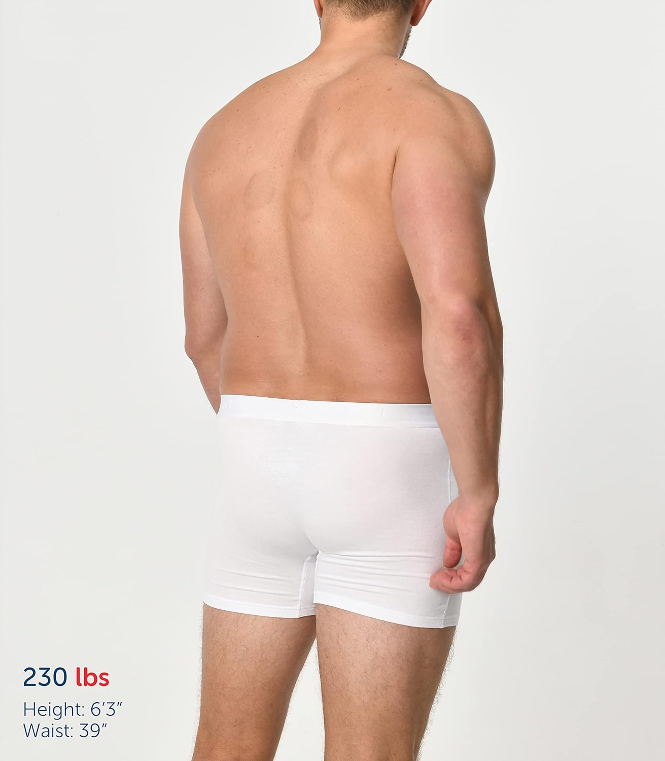 Comfneat Men's 5-Pack One Size Boxer Briefs - Image 4