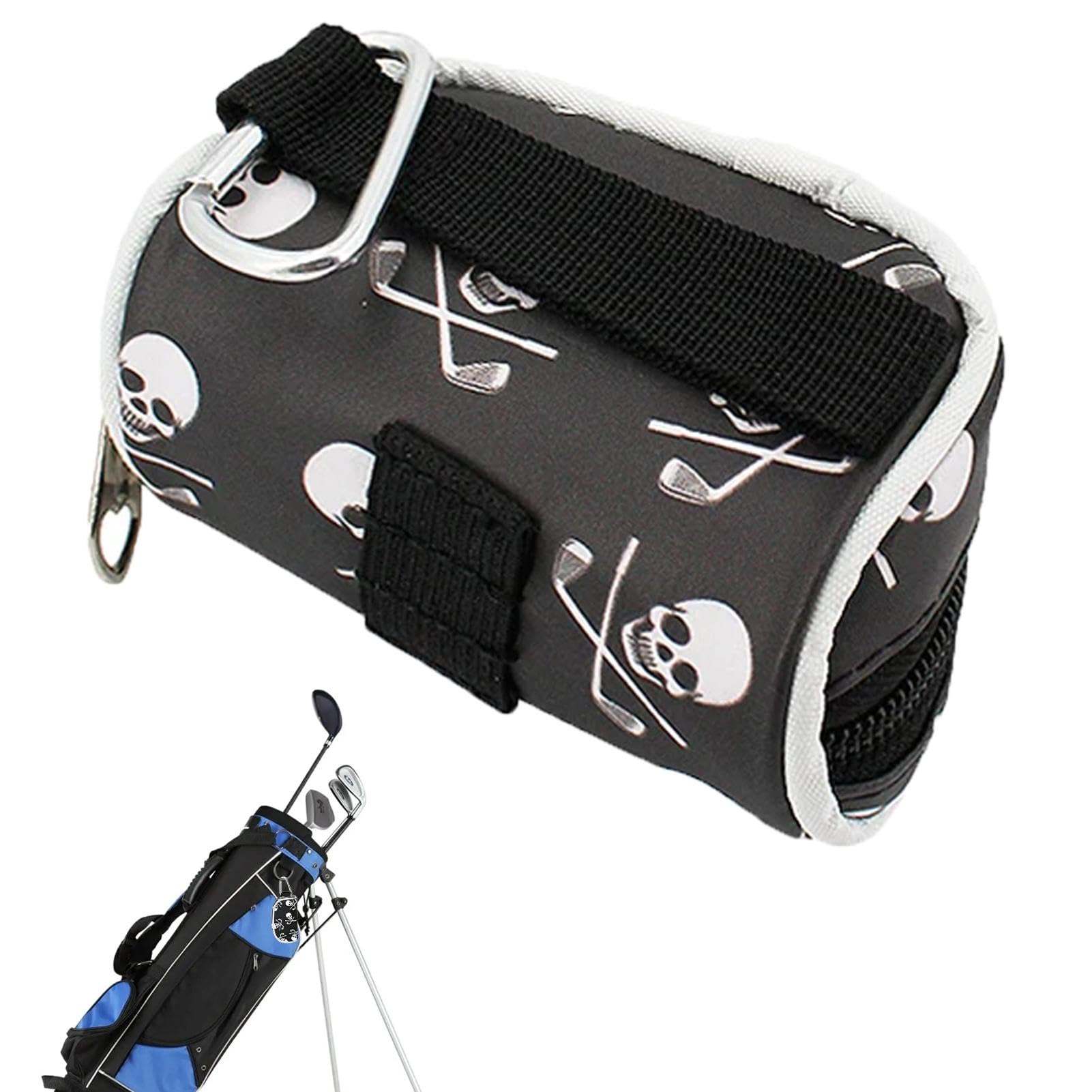 Housse de Golf pour T-shirt Sac de Transport avec Motif Crâne pour Homme