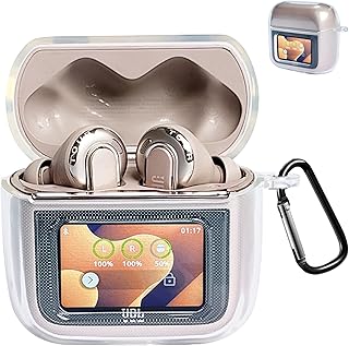 For JBL TOUR PRO3 用 ケース 対応 jbl tour pro【キーホルダー付き】360°プロテク TPU素材 防水 キズ防止 軽量小型 装着充電可能 耐衝撃 カラビナ付きjbl tour pro3 ケース(レッド)