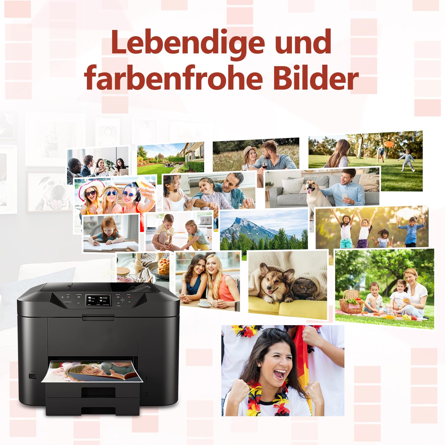 4er-Pack PGI-1500XL Multipack Kompatibel für Canon Maxify MB2750 Patronen