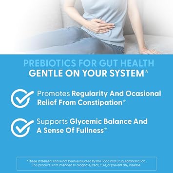 Doctor's Best Prebiotic Powder Supplement with Sunfiber Guar Fiber - Digestive Health & Nutrition Support for Women & Men, Unflavored, Easy Dissolve, Gluten Free, Non GMO, Vegan - 7.4 oz