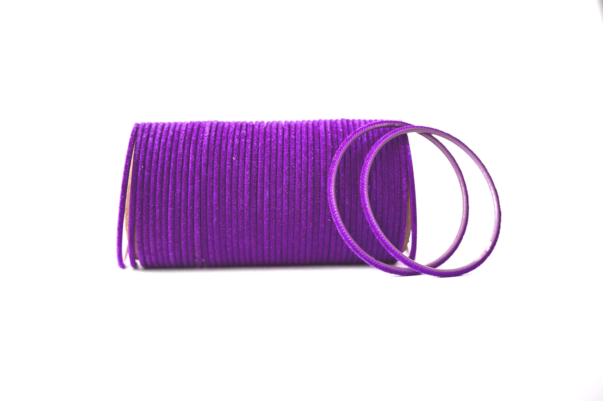 Aroos Base Metal Velvet Fabric Bangle Set [Pack of 48 Bangles] (Purple, 2-4) (B09PZGZKVG) Amazon Price History, Amazon Price Tracker