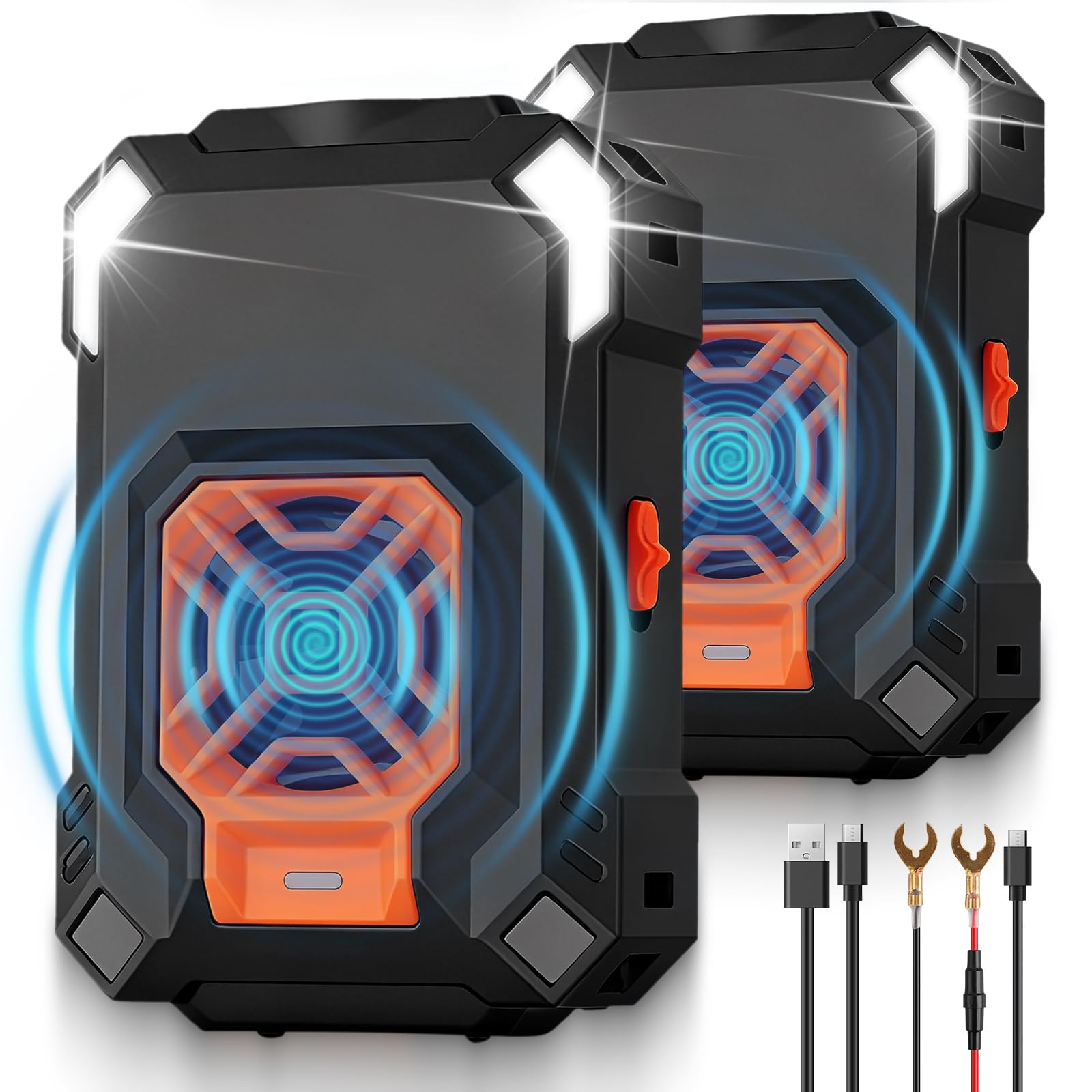 AUTOUTLET Répulsif Ultrason Souris pour Voiture 2 en 1 Répulsif Ultrason Rongeur Connexion électrique du véhicule/Câblage USB/Batterie Démarrage/arrêt Automatique avec Ligne d'Extension 50cm