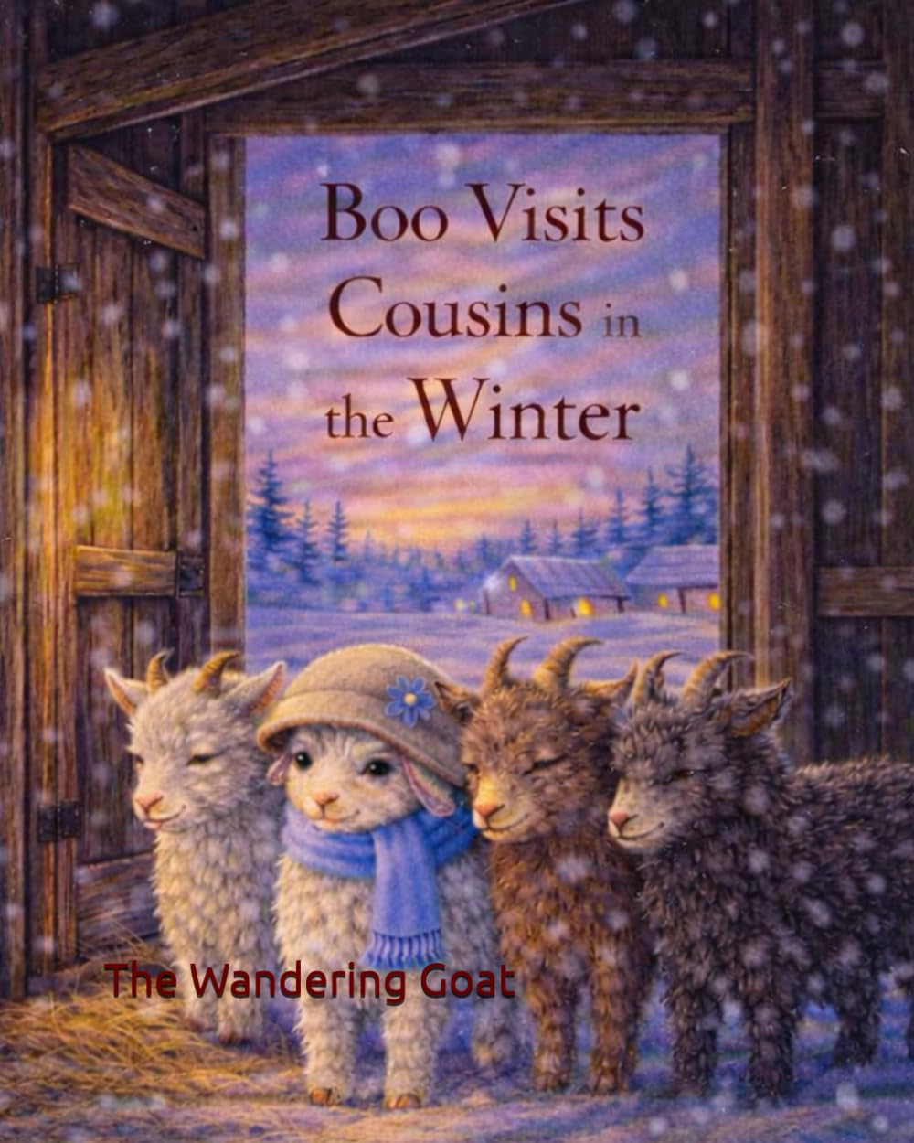 Boo Visits Cousins in the Winter