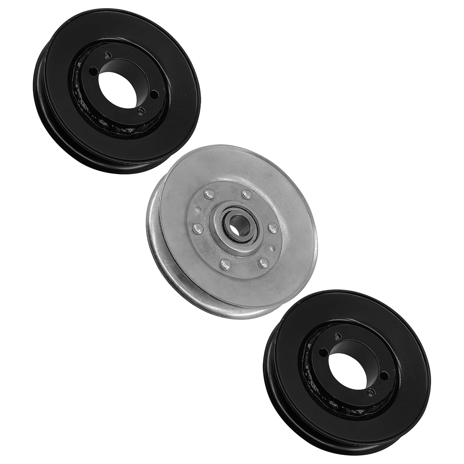 Caltric Pulley Set Compatible with Scag SCZ52V Cheetah 52" Deck Compatible with Briggs & Stratton
