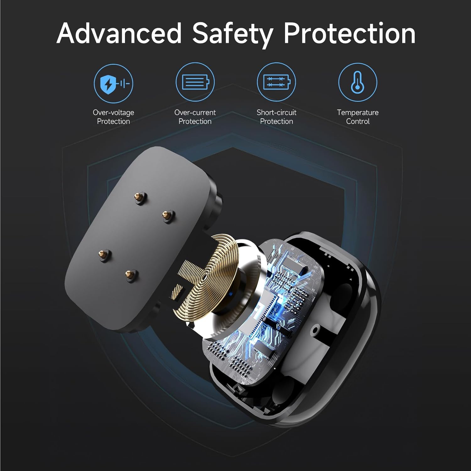 Fitbit Charger for Sense & Sense 2 Versa 4 Versa 3, Replacement USB Magnetic Charging Cradle Dock Stand Cable for Smartwatch, Durable Portable Charger Dock Cable Cord, 3.3 Ft (2 Pack)