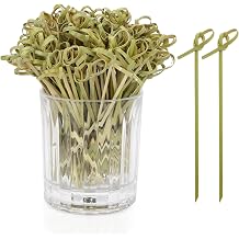 Cocktail Toothpicks for Appetizers 400pcs 4.9" Bamboo Picks for Appetizers Bamboo Toothpicks Long Party Toothpicks for Appetizers Decorative Toothpicks for Appetizers Appetizer Toothpicks for Food