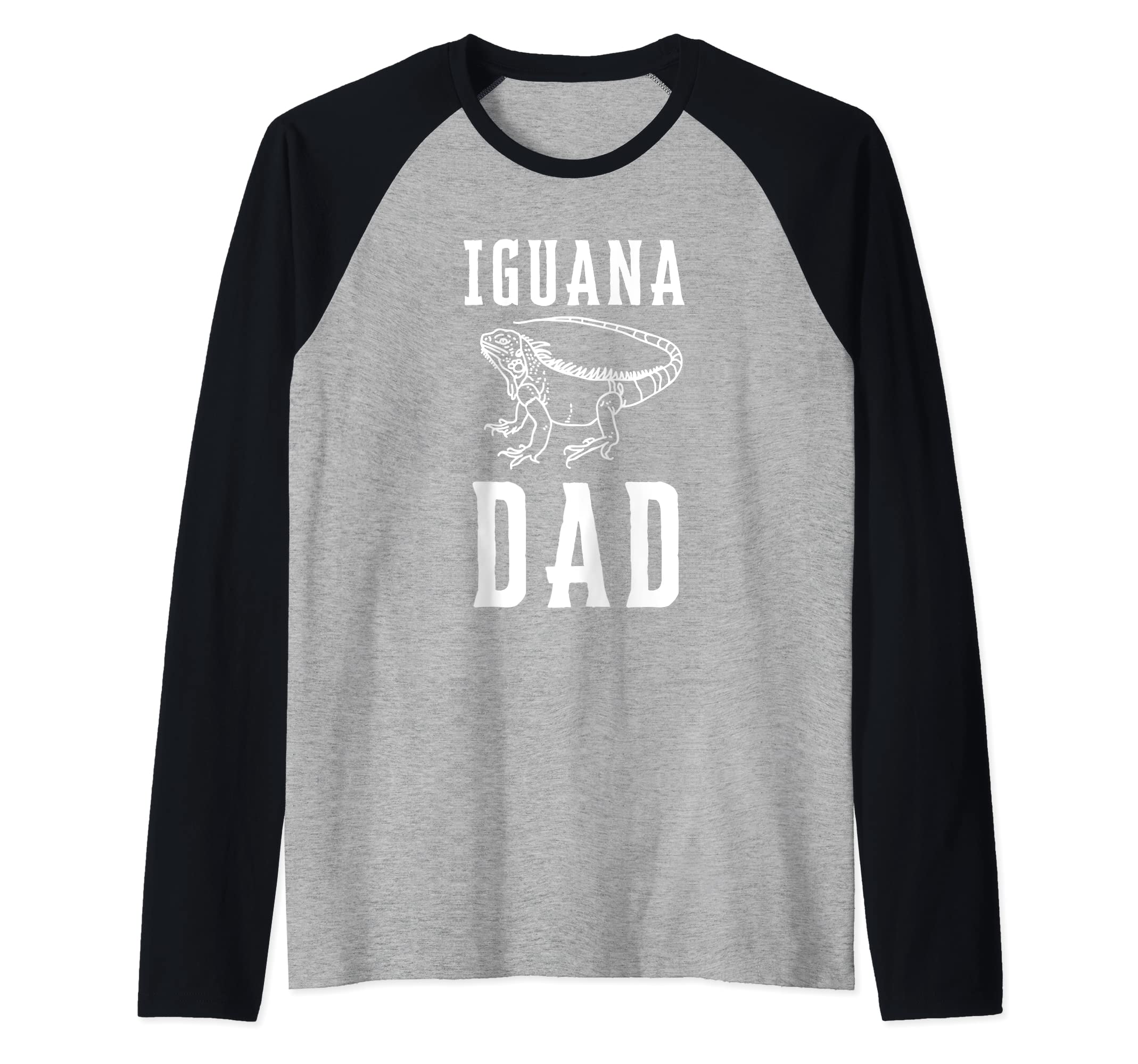 Iguana Lizard Galápagos Herpetologist Herpetology Raglan Baseball Tee