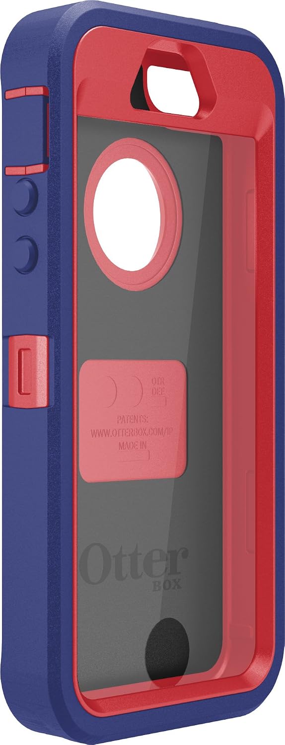 OTTERBOX DEFENDER SERIES Case for iPhone SE (1st gen - 2016) and iPhone 5/5s - Retail Packaging - BERRY (RASPBERRY PINK/SIENNA PURPLE)