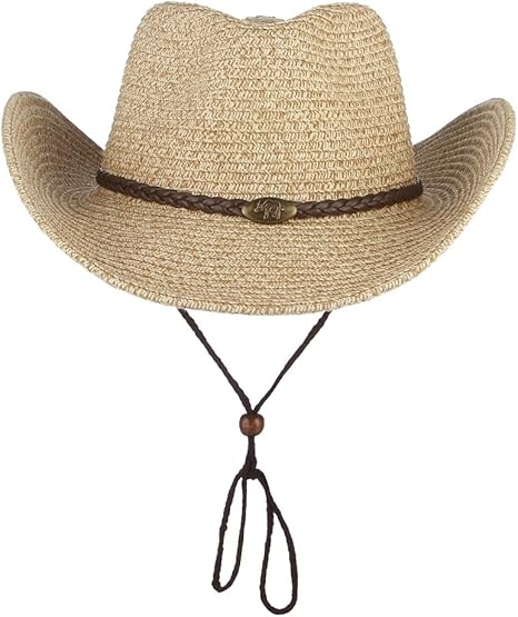 Women's Western Cowboy Hat with String