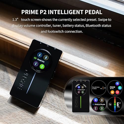 Miniatura 4 de MOOER Procesador de pedal multiefectos P2 con controlador de pedal inalámbrico F4