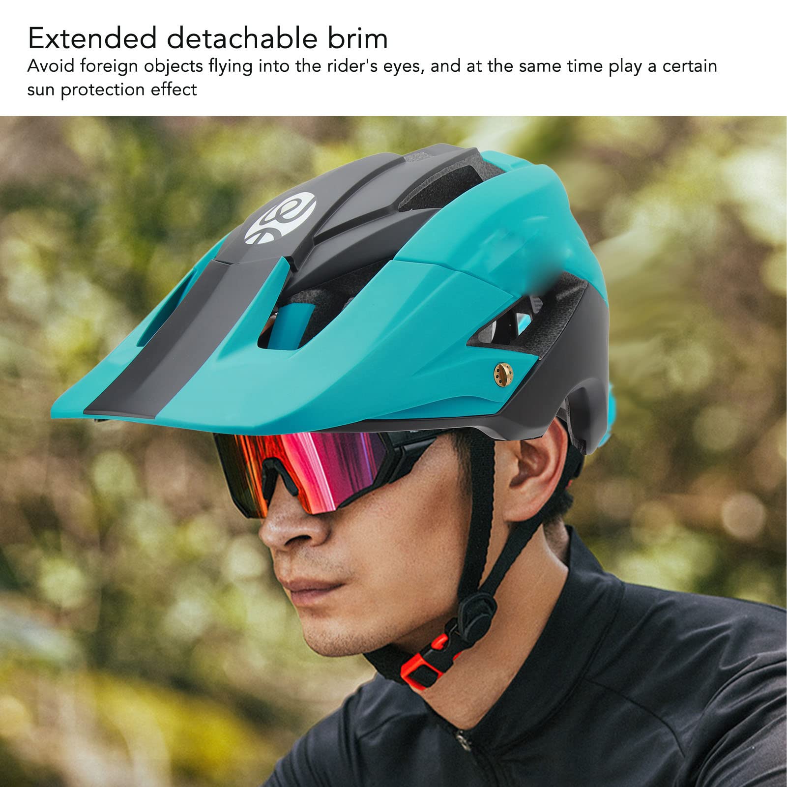 Fahrradhelm Mit Sonnenschutz - 13 Belüftungslöcher, Verstellbar