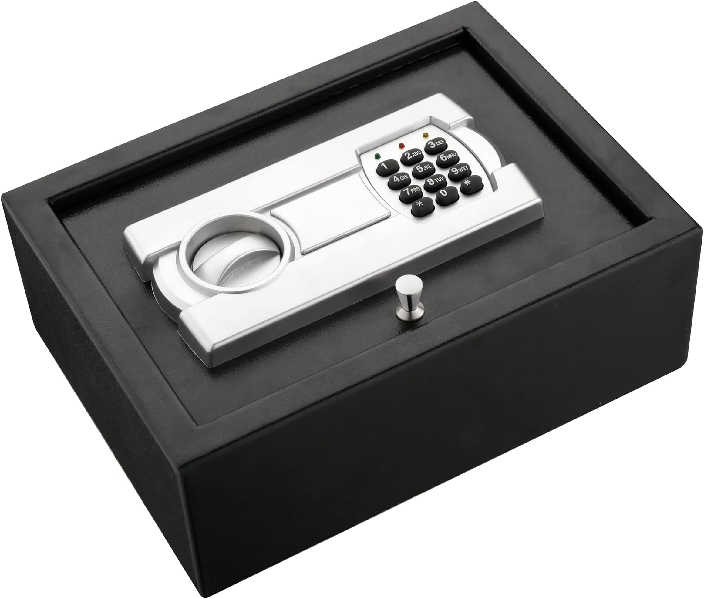 Paragon Safes SAFES 7730 Digital Security Drawer Safe with 2 Keys – Solid Steel Lockbox for Drawer, Closet, or Vehicle (Dark Gray), 83-DT5914
