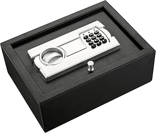 Paragon Safes SAFES 7730 Digital Security Drawer Safe with 2 Keys – Solid Steel Lockbox for Drawer, Closet, or Vehicle (Dark Gray), 83-DT5914